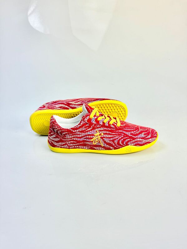Tenis para Wushu Qiaoshang Rojo/Plateado