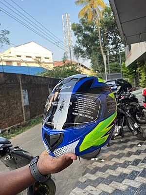 VEGA EDGE DX GRAIN GR M.BLUE/NEON/YELLOW (L)