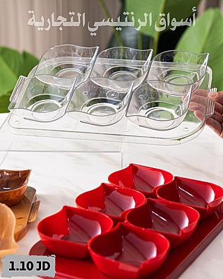 صينية مع 6 زبادي