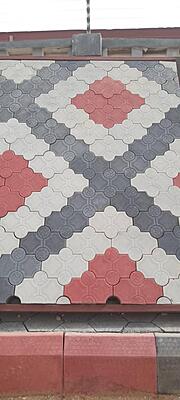 Helix paving blocks