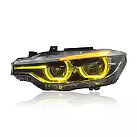 F30 3 Series LCI Style LED Headlights V2 CSL Yellow/White (2012–2019)