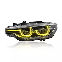 F30 3 Series LCI Style LED Headlights V2 CSL Yellow/White (2012–2019)