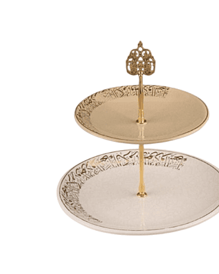 مضيفة طبقتين ذهبي