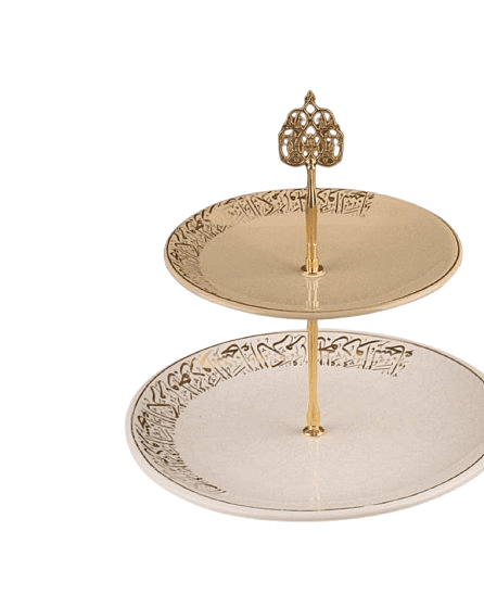 مضيفة طبقتين ذهبي