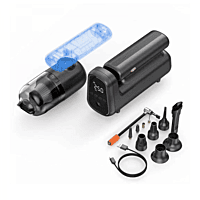 WIWU WI-AI002 5 IN 1 MULTIFUNCTIONAL INFLATABLE PUMP - BLACK