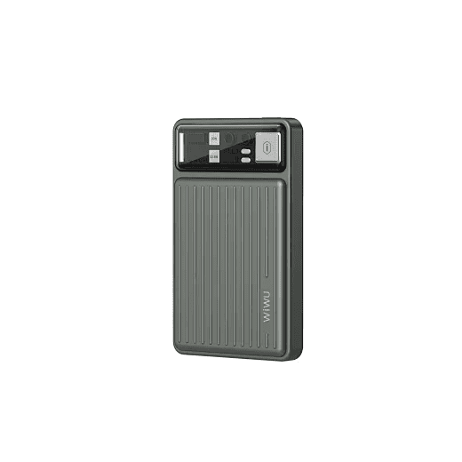WiWU 10000mAh Power Bank Portable Wilreless Fast Charging Built in Cable