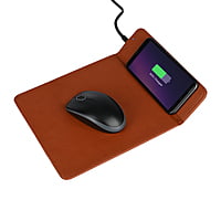 Wireless Mousepad Charger- Brown