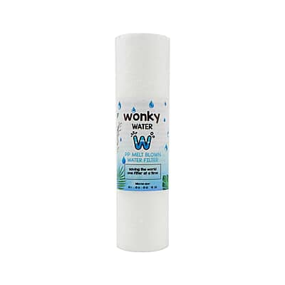 Wonky Water 10 inch Slimline Sediment Replacement Water Filter 10Mic (5 Pack) Wonky Water 10 inch Slimline Sediment Replacement Water Filter 10Mic (5 Pack)