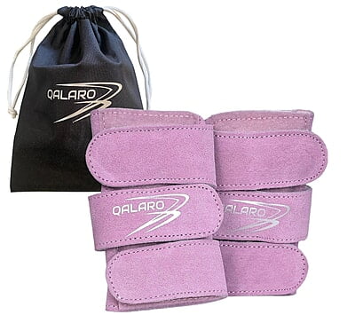 QALARO - LILAC SUEDE WRIST SUPPORTS (pair) QALARO - LILAC SUEDE WRIST SUPPORTS (pair)