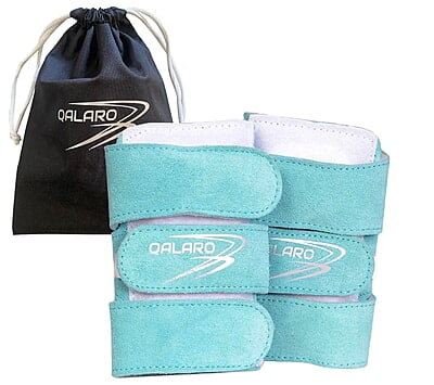QALARO - MINT GREEN SUEDE WRIST SUPPORTS (pair) QALARO - MINT GREEN SUEDE WRIST SUPPORTS (pair)