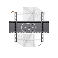 Mobile TV Cart 32-65 Inch Rotate 90 Degrees Wheels Rolling TV Cart Floor Stand Mount X205