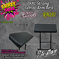 Adjustable XXL Arm Rest Diamond Stitch Premium 3 inch High Density Padding
