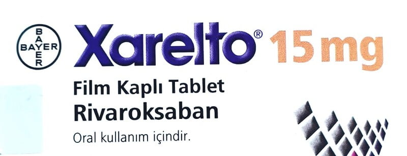 XARELTO 15 MG (BRAND FROM TURKEY)- 56 TABLETS XARELTO 15 MG (BRAND FROM TURKEY)- 56 TABLETS