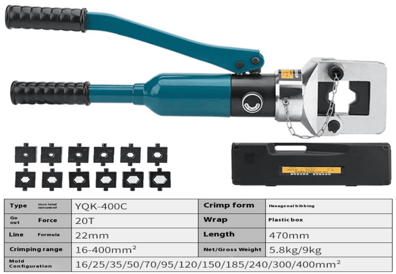 Crimping Tool Hydraulic 400 mm