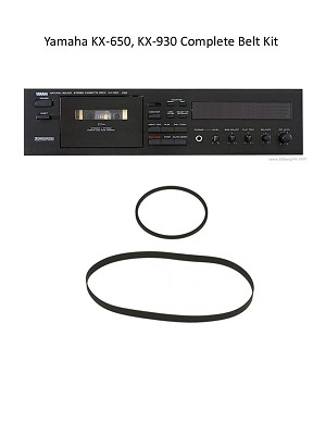 Yamaha KX-650, KX-930 Complete Cassette Belt Kit Yamaha KX-650, KX-930 Complete Cassette Belt Kit