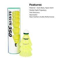 Yonex Mavis 350 TUBE Green Cap Yellow Yonex Mavis 350 TUBE Green Cap Yellow