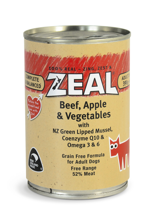 Zeal - Beef, Apple & Vegetables 390G(Wet Food) Zeal - Beef, Apple & Vegetables 390G(Wet Food)