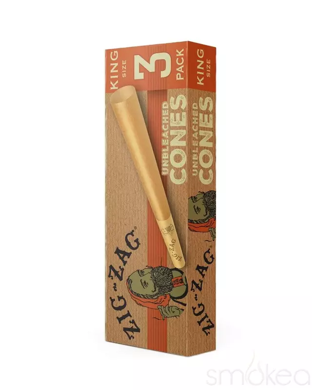 ZIG ZAG:CONES UNBLEACHED KS (3/36CT) ZIG ZAG:CONES UNBLEACHED KS (3/36CT)