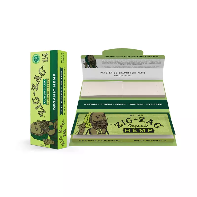 ZIG ZAG PAPERS HEMP 11/4