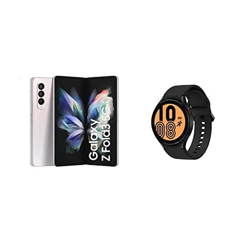 Samsung Galaxy Z Fold3 5G (Phantom Silver, 12GB RAM, 256GB Storage) + Galaxy Watch4 Bluetooth Samsung Galaxy Z Fold3 5G (Phantom Silver, 12GB RAM, 256GB Storage) + Galaxy Watch4 Bluetooth