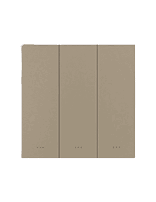 Zigbee 3 Gang Key Switch-EU - Golden
