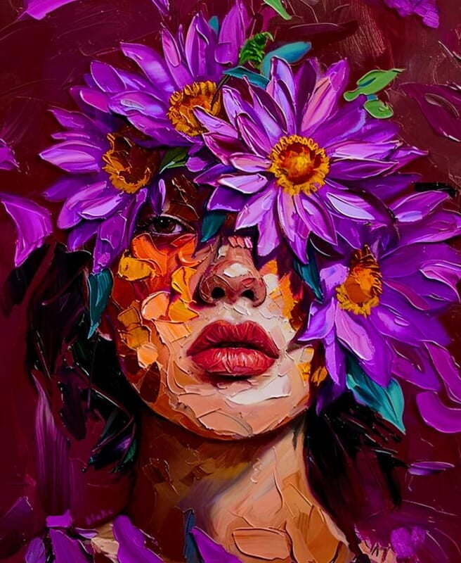 3D flower Art 3D flower Art
