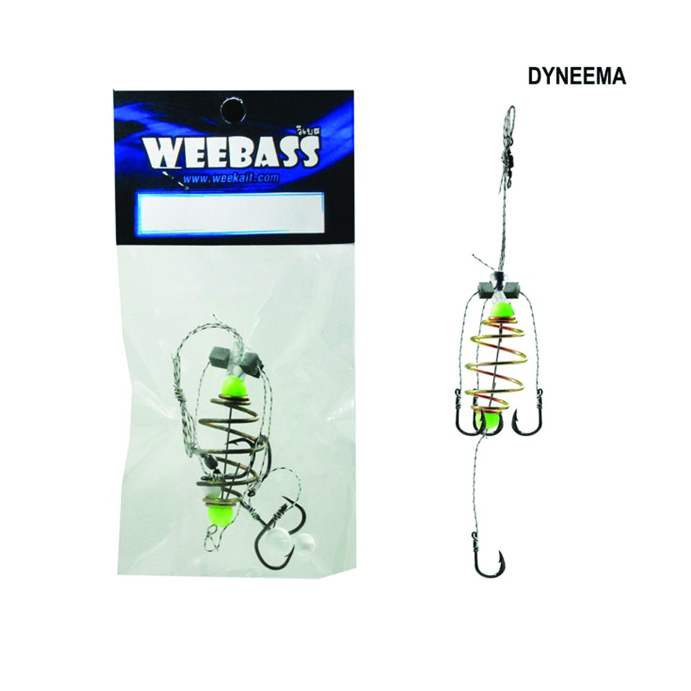 WEEBASS ตะกร้อ - ตะกร้อเบ็ดพวงเดี่ยวสาย DYNEEMA-07 (20PCS)