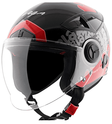 VEGA BLAZE DX BZ2 BLACK RED C/V (L)