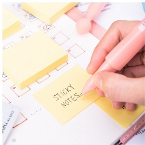 DELI A00153 STICKUP NOTES 1.5"x2" YELLOW DELI A00153 STICKUP NOTES 1.5"x2" YELLOW