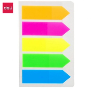 DELI A10602 ARROW INDEX TABS 43X12mm DELI A10602 ARROW INDEX TABS 43X12mm