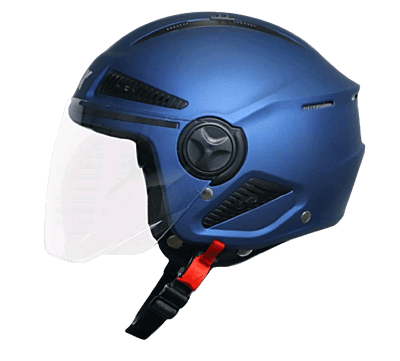 STEELBIRD SBH-24 AXE DASHING BLUE C/V 600 MM (L)