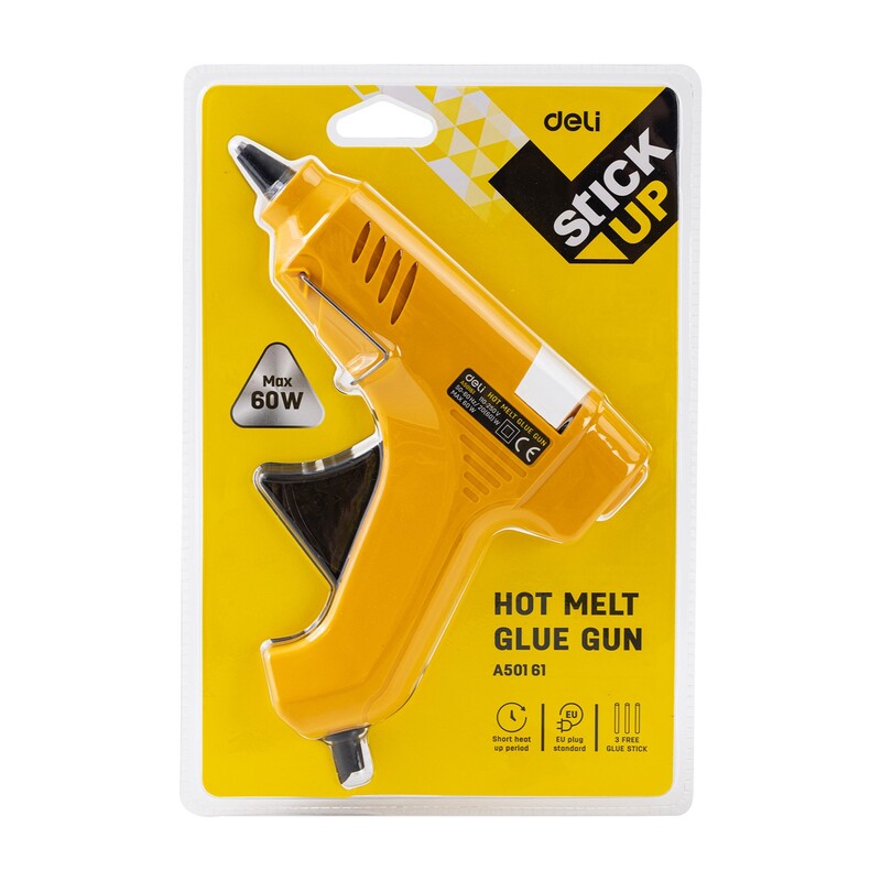 DELI A50161 HOT MELT GLUE GUN 60W FOR 11MM DELI A50161 HOT MELT GLUE GUN 60W FOR 11MM