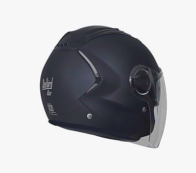 SBA-3 HURRICANE WITH INNER SMOKE SUN SHIELD MATT BLACK C/V (M)
