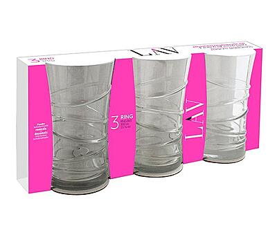 RNG363 330 CC طقم كاسات عصير لاف 3 كاسات