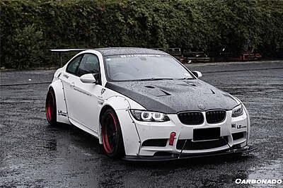 2008–2013 BMW M3 E92 & E93 D Style Carbon Fiber Hood