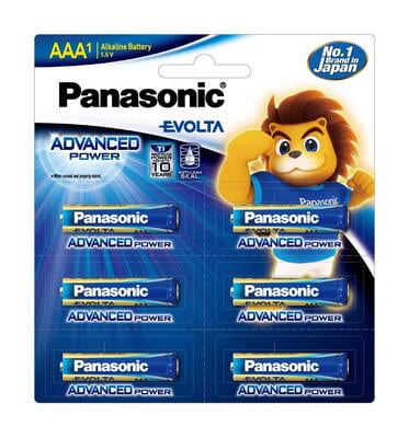 Panasonic Alkaline AAA LR03TDG/6B (Pack of 6)