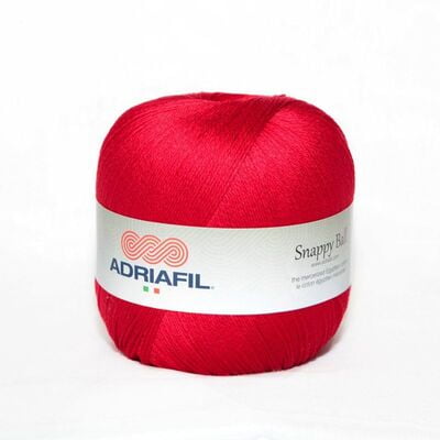 Snappy Ball Gomitolo di Cotone Conveniente Col. 90 Rosso Snappy Ball Gomitolo di Cotone Conveniente Col. 90 Rosso
