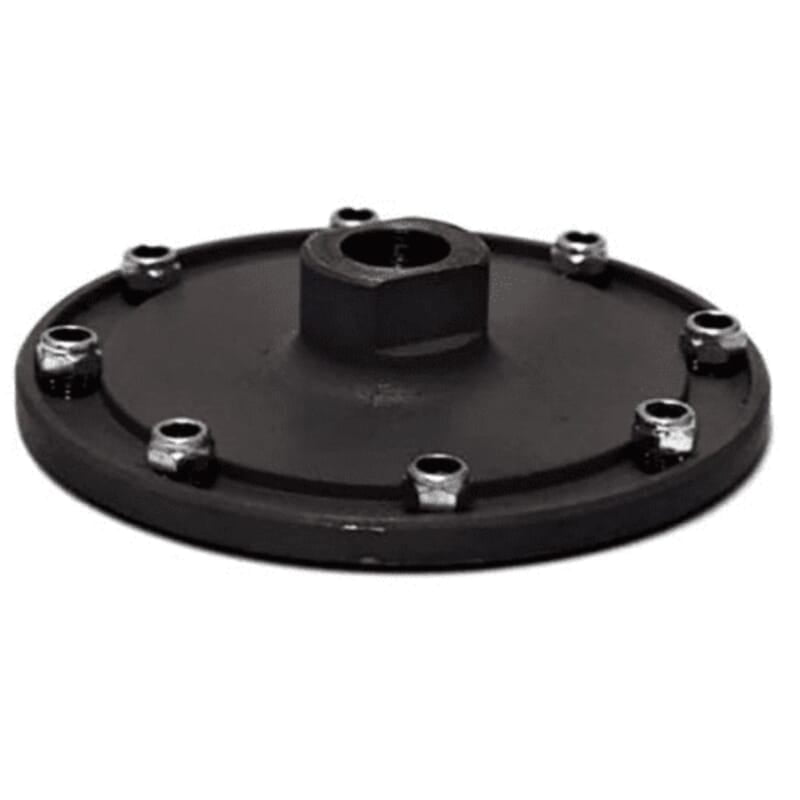 Alpha Flush Mount Adapter - 8 Holes, Steel Alpha Flush Mount Adapter - 8 Holes, Steel