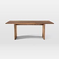 CALIFORNIA SOLID MANGO WOOD COFFEE TABLE IN LIGHT WALNUT STAINED FINISH