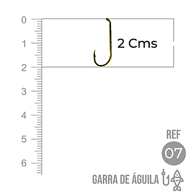 Anzuelo Garra Aguila 110 #  7 Paquete X 1000 Unidades