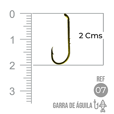 Anzuelo Garra Aguila 110 #  7 Paquete X 1000 Unidades