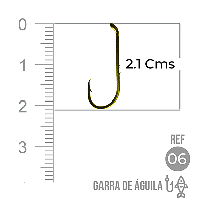 Anzuelo Garra Aguila 110 #  6 Paquete X 1000 Unidades