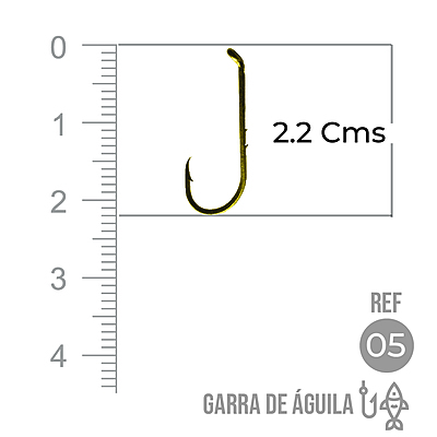 Anzuelo Garra Aguila 110 #  5 Paquete X 1000 Unidades