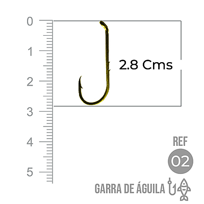 Anzuelo Garra Aguila 110 #  2 Paquete X 1000 Unidades