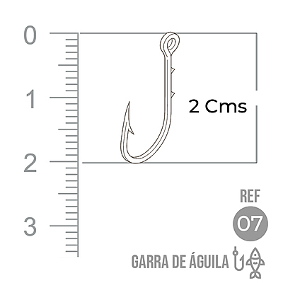 Anzuelo Garra Aguila 110 #  7 Paquete X 1000 Unidades