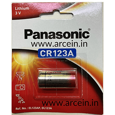Panasonic CR123A 3V Lithium battery(Pack of 1)