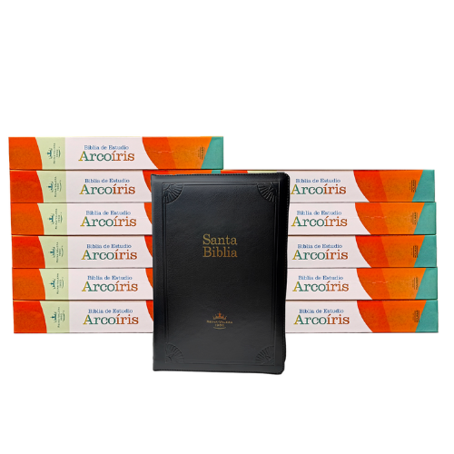 Copy of Biblia de Estudio Arcoiris / Imitacion Piel / Bronce / Letra grande de 10 Punto / Copy of Biblia de Estudio Arcoiris / Imitacion Piel / Bronce / Letra grande de 10 Punto /