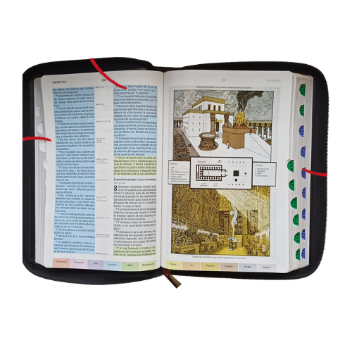 Biblia de Estudio Arcoiris, Imitacion Piel, Negra Biblia de Estudio Arcoiris, Imitacion Piel, Negra