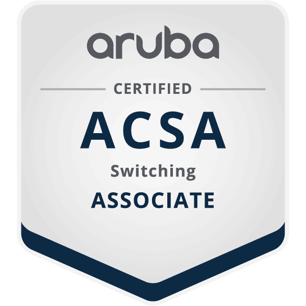 Aruba Certified Switching Associate Cert Bundle: HPE6-A72 Voucher Aruba Certified Switching Associate Cert Bundle: HPE6-A72 Voucher
