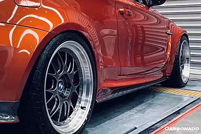 2008–2013 BMW 1M RZ Style Carbon Fiber Side Skirts